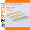 Real Slotted Bone Nut for Electric Guitars