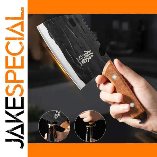Seiko Stainless Steel Chef Knife with Wooden Handle