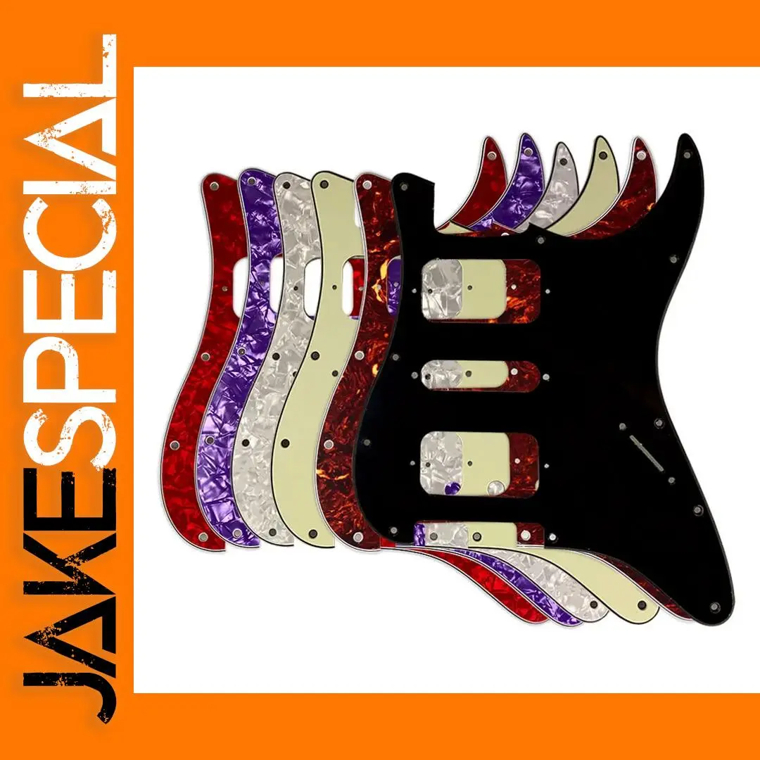 Fender Strat HSH Pickguard with Screws 1 Fender Strat HSH Pickguard with Screws