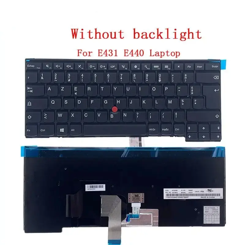 French Backlit Keyboard for Lenovo Thinkpad T440 T450 T460 10 French Backlit Keyboard for Lenovo Thinkpad T440 T450 T460 - Image 10