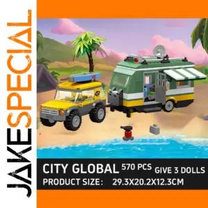 Kids Toy Car RV Building Blocks Set