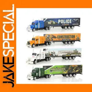 Diecast Container Truck Model Toy for Kids