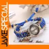 Bohemian Style Woven Quartz Bracelet Watch