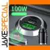 100W PD Car Charger Lighter Fast Charge for Smartphones