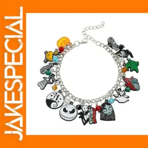Neo-Gothic Charm Bracelet for All Genders