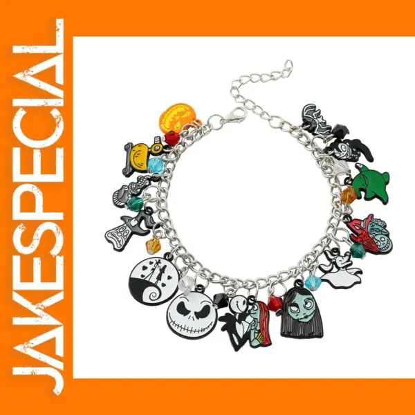 Neo-Gothic Charm Bracelet for All Genders