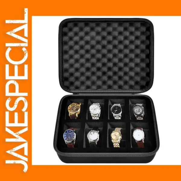 8-Slot Watch Box Organizer for 42mm Watches