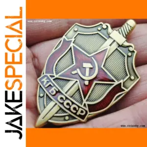 USSR KGB Badge Medal Collectible Metal Jewelry