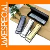 10 Hole C Chromatic Harmonica with Case