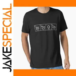 Bitcoin Periodic Table T-Shirt for Men