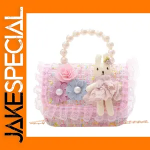 Cute Girls Rabbit Coin Purse Crossbody Bag