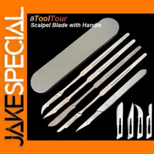 Stainless Steel Scalpel Knife with Blades Set