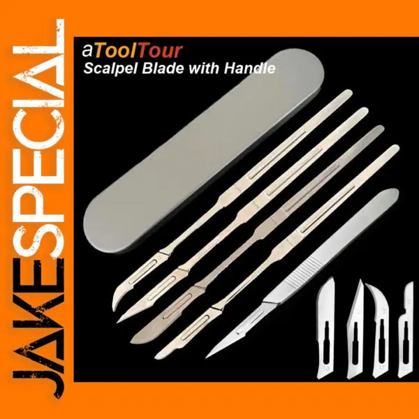 Stainless Steel Scalpel Knife with Blades Set