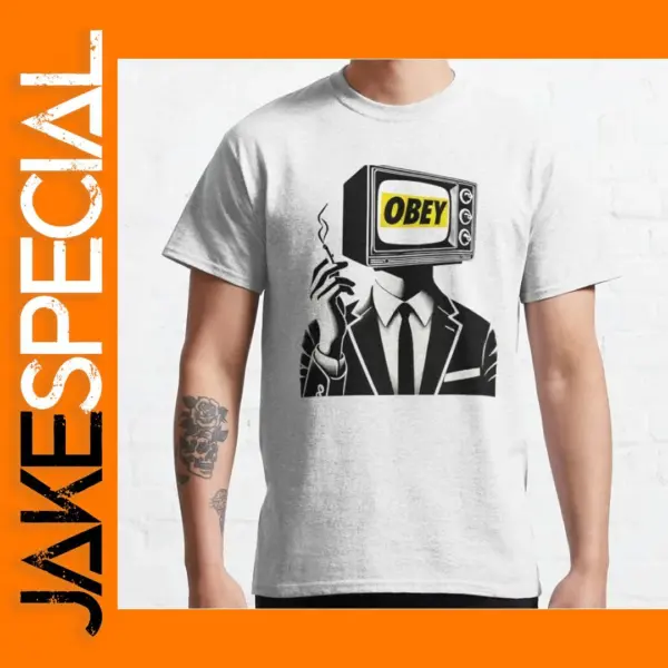 Retro Alien Graphic T-Shirt Men S-6XL