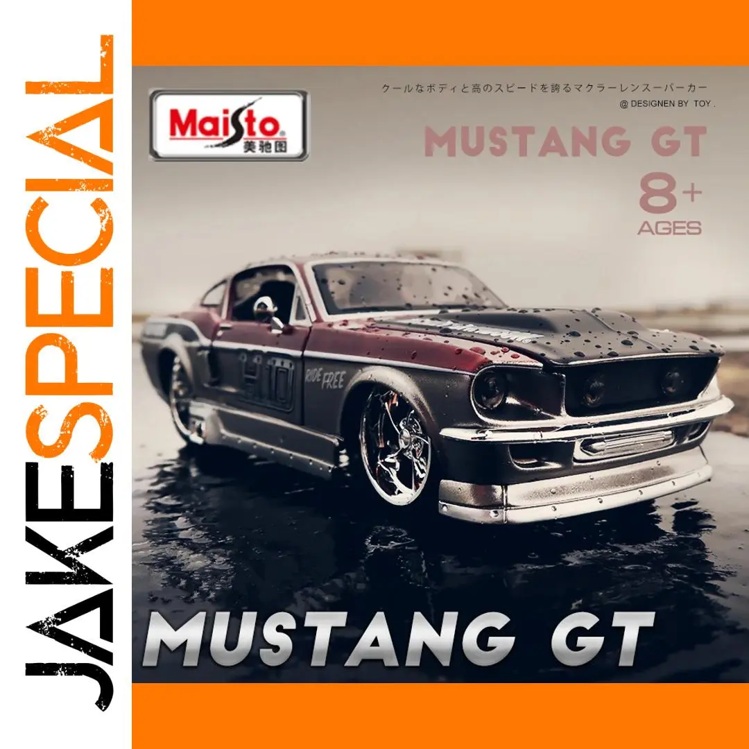 Maisto 1:24 1967 Ford Mustang GT Model Car 1 Maisto 1:24 1967 Ford Mustang GT Model Car