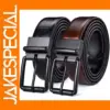Men's Reversible Leather Belt Black Coffee