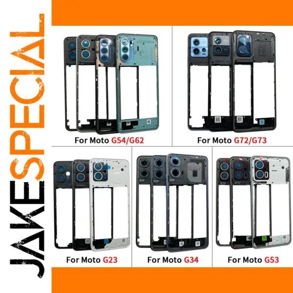 Moto G Series Middle Frame Housing Panel Set