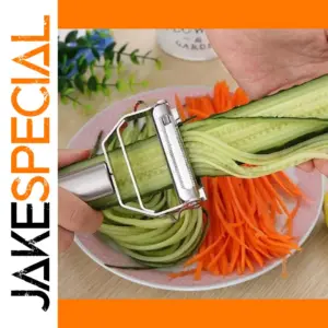 Stainless Steel Vegetable Peeler and Grater 2-in-1