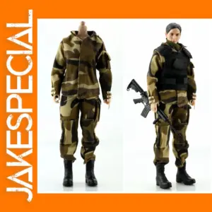 1/6 Scale Military Camouflage Outfit for Figures