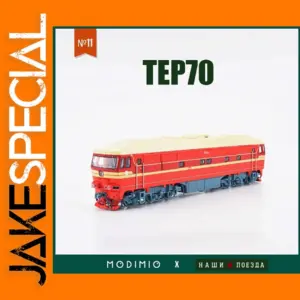 1:87 Scale TEP70 Soviet Diesel Locomotive Model