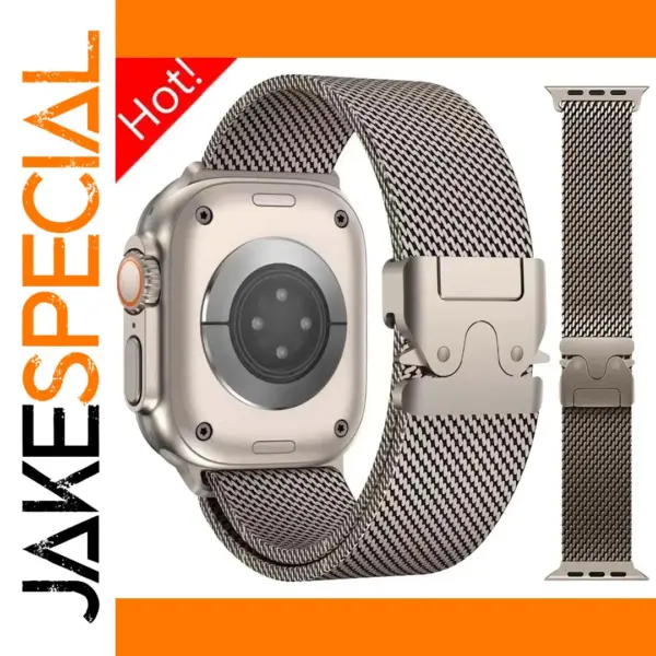 Milanese Loop Strap for Apple Watch Series 10/2 49mm