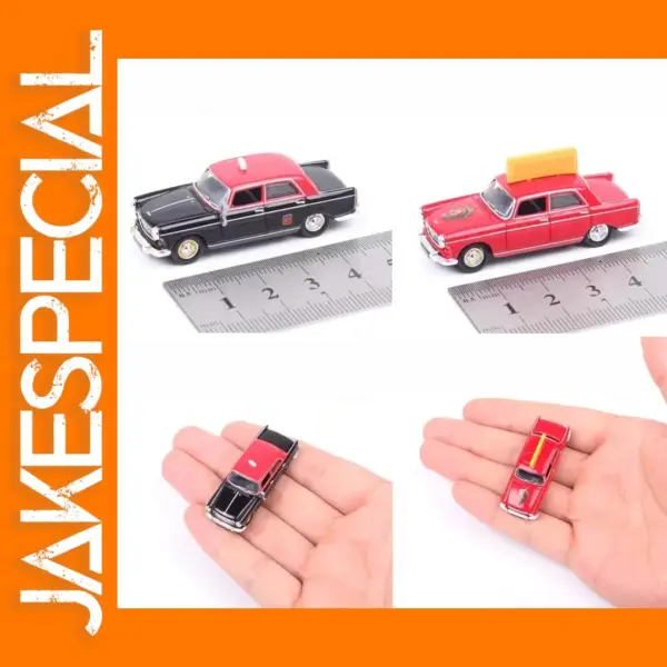 Diecast 1/87 Scale Peugeot 404 Taxi Model