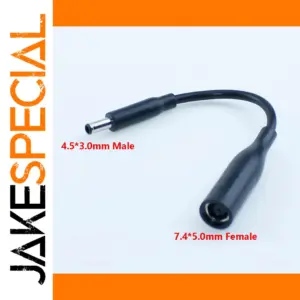 Dell Laptop DC Power Adapter Cable 7.4x5.0mm to 4.5x3.0mm