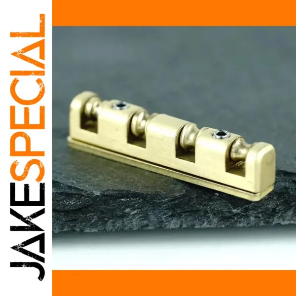 Adjustable Brass Guitar Nut for 4-String Bass