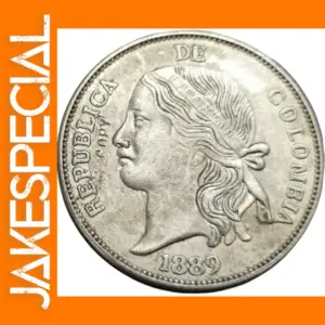 Vintage 1889 Colombia Replica Portrait
