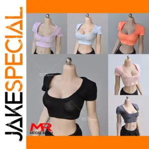 1/6 Scale Female T-shirt for Action Figures