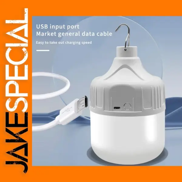 USB Rechargeable LED Camping Light Bulb