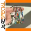 Colorful Y2K Handmade Beaded Bracelet