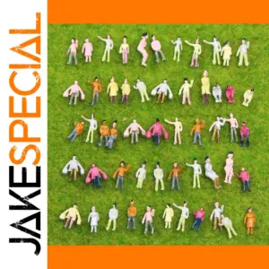 100pcs Z Scale Painted People Figures Set