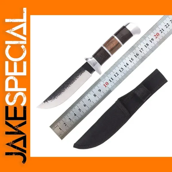 Outdoor Stainless Steel Fixed Blade Knife with Sheath