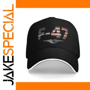 F47 Fighter Jet Baseball Cap for Adults