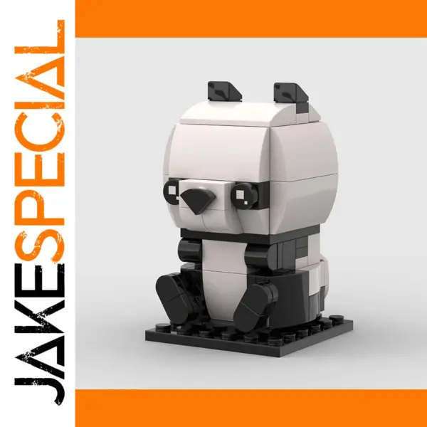 Cute Mini Panda 3D DIY Building Blocks