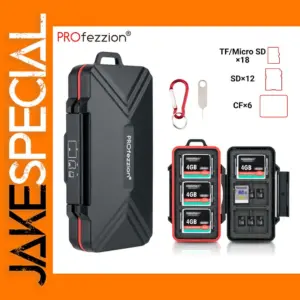 PROfezzion 36 Slot Waterproof SD Card Case