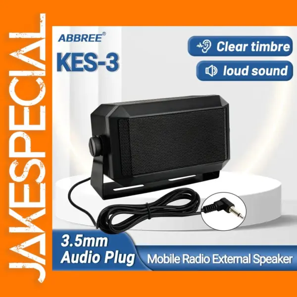 Compact External Speaker for CB and Mobile Radios