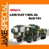 MOC Military Truck Brick Set 893 Pieces