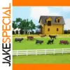 36pcs HO Scale Farm Animals Model Set