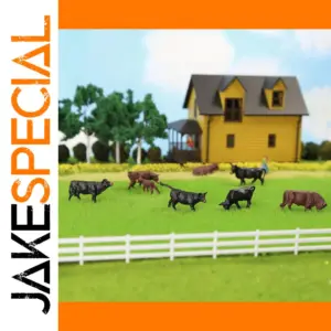 36pcs HO Scale Farm Animals Model Set