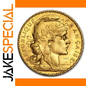 Vintage French Gold Marianne 1913 Replica