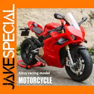 1:9 Scale V4S Alloy Motorcycle Model with Lights