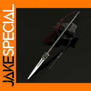 22cm Moon Spear Metal Toy Model Sword