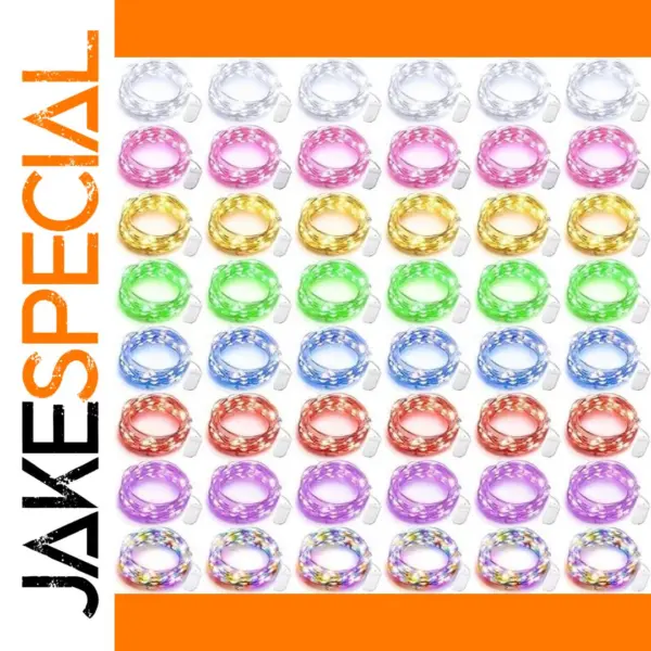 Battery-Operated LED Fairy String Lights 1-10M