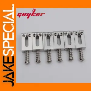 Stainless Steel Guitar Tremolo Bridge Saddles Set