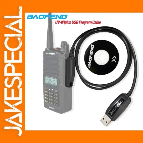 Waterproof USB Programming Cable for BaoFeng Radios