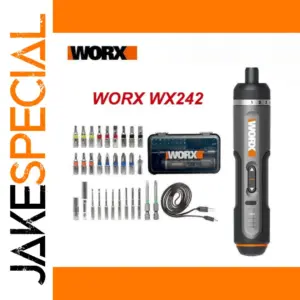 4V Cordless Screwdriver Set with 30 Bits