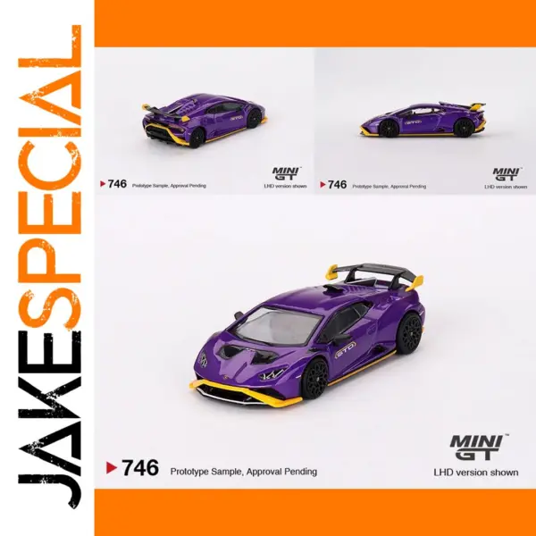 1/64 Lamborghini Huracán STO Diecast Model Car