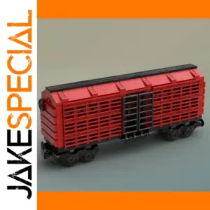 247PCS Cattle Freight Train Car Building Set